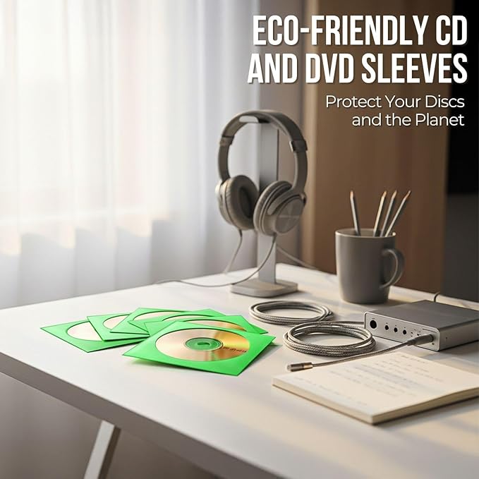 Flexzion DVD CD Sleeves 100 Pack - Image 2