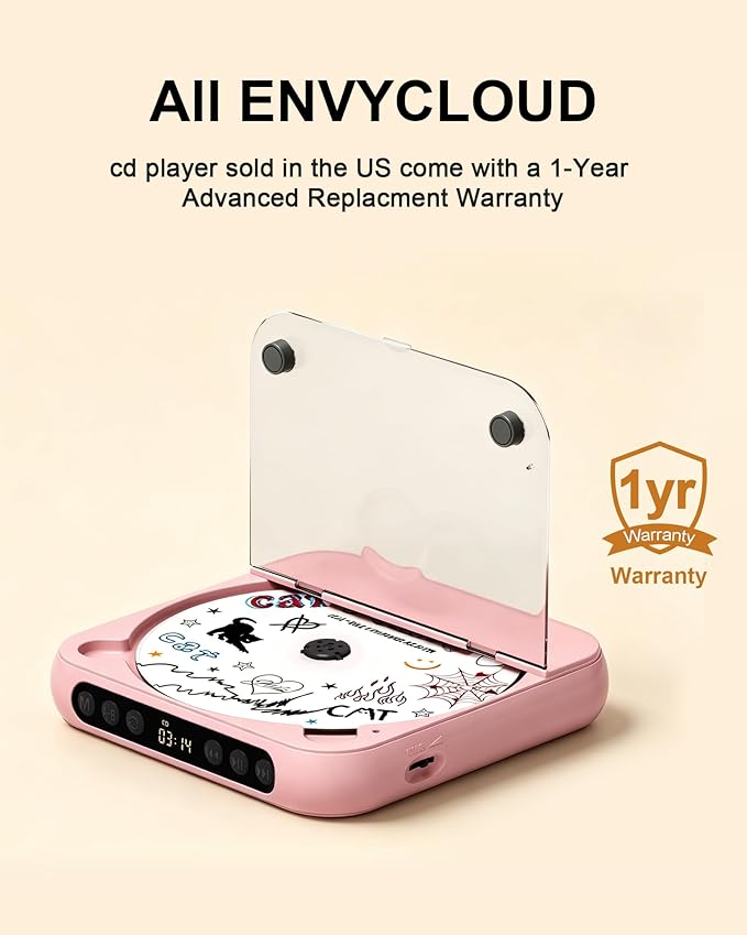 ENVYCLOUD CD Player Portable - Image 6