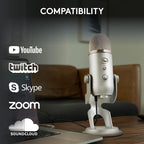 Blue Microphones Yeti Silver USB Mic - Image 9