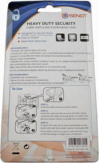 Sendt Black Notebook/Laptop Combination Lock Security Cable - Image 4