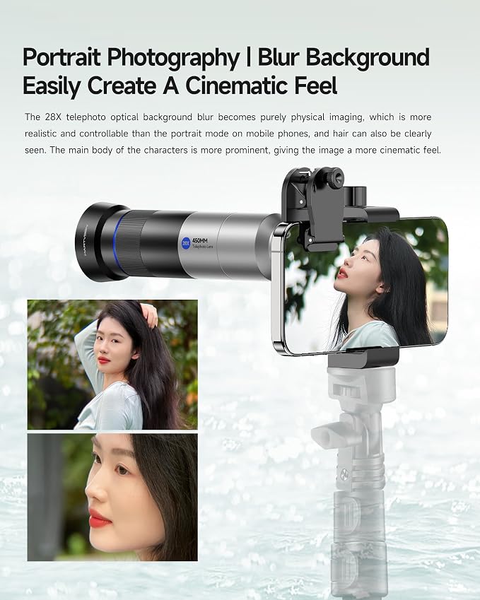 Phone Camera 28X HD Telephoto Lens, Night Filming Artifact, Long - Image 5