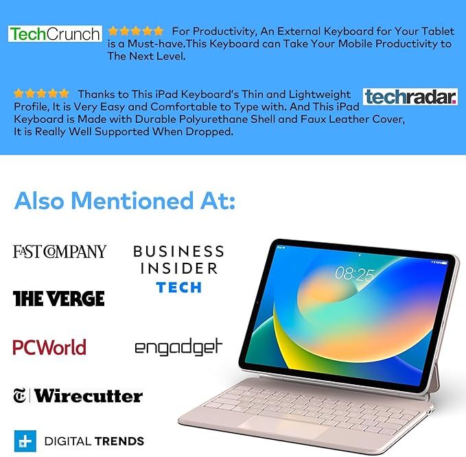 Keyboard Case for iPad 10th Generation 2022 & 11th – Magic-Style Keyboard - Image 5