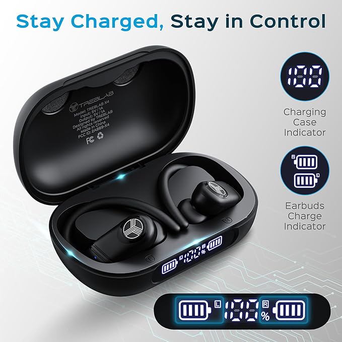 TREBLAB X4 Wireless Earbuds - Image 6
