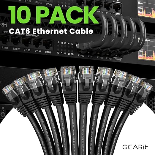 GearIT Cat 6 Ethernet Cable Pack - Image 2