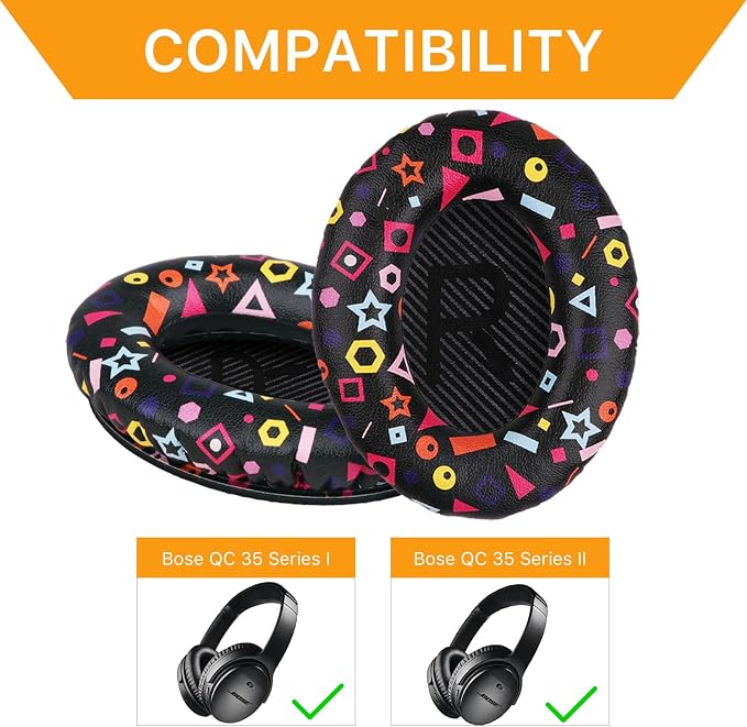 Replacement Ear Pads for Bose QuietComfort 35 & Quiet Comfort 35 II Headphones - Image 4
