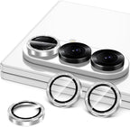 for Samsung Galaxy Z Fold 7 Camera Lens Protector, Individual Metal Ring - Image 2