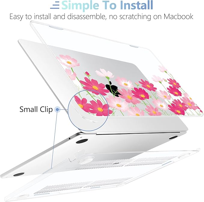 MEEgoodo Case for MacBook Air M4/M3/M2 13.6 inch 2025 2024 2022, Fit Model - Image 5