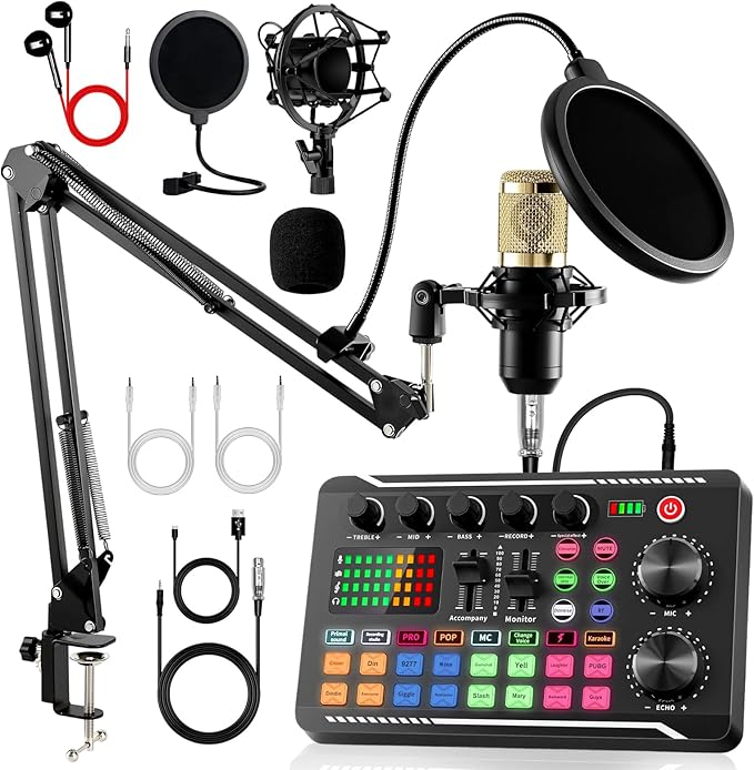 ALSO GO Podcast Equipment Bundle, Podcast Equipment by ALSOGO