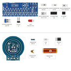 Soldering Practice Kit 5-in-1 DIY Classic Desk Lamp, Square Metal Detector - Image 4