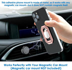 Phone Ring Holder Finger Kickstand, 360° Rotation Metal Phone Grip - Image 5