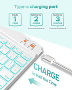 Folio Keyboard Case for iPad 10th Gen 10.9 inch and iPad 11th, Magnetic - Image 5