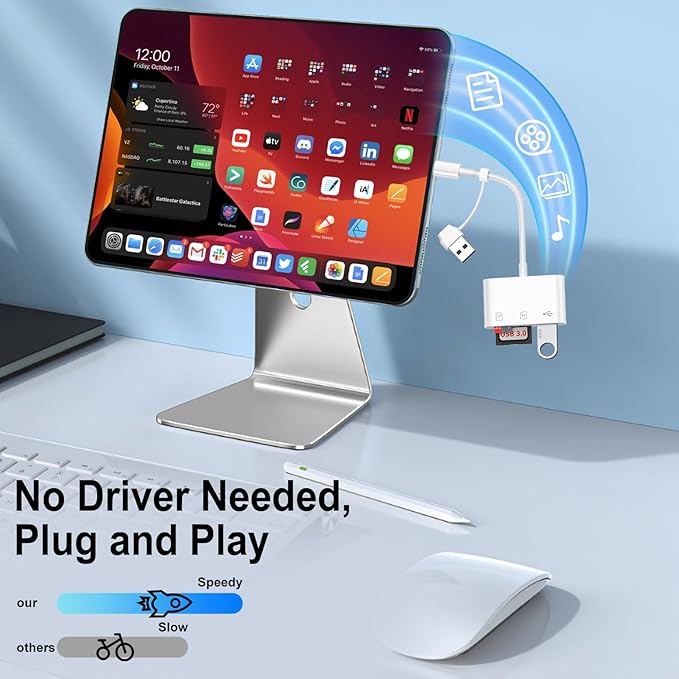 USB C to USB SD Card Reader for Samsung Galaxy S26 - Image 3
