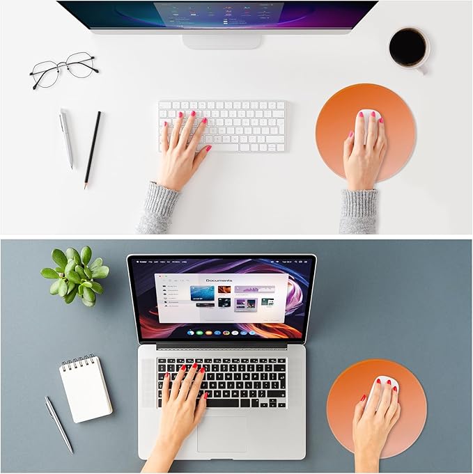 ITNRSIIET Mouse Pad Non-Slip Rubber Base Smooth Surface Stitched Edges - Image 2