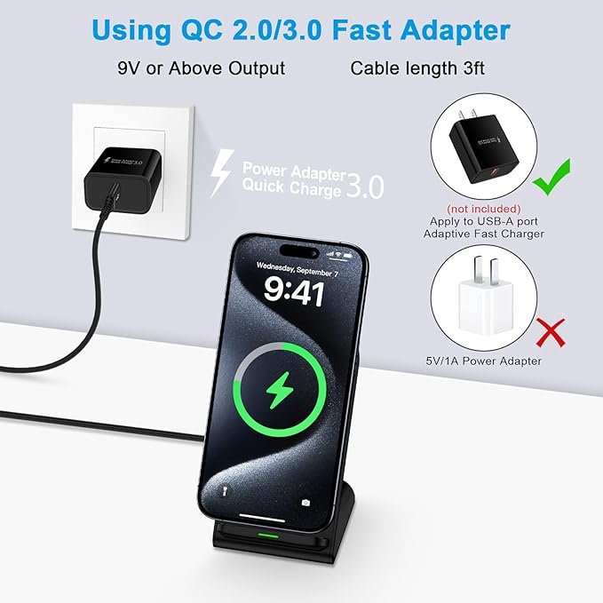 Wireless Charger Samsung Fast Charging Stand - Image 7