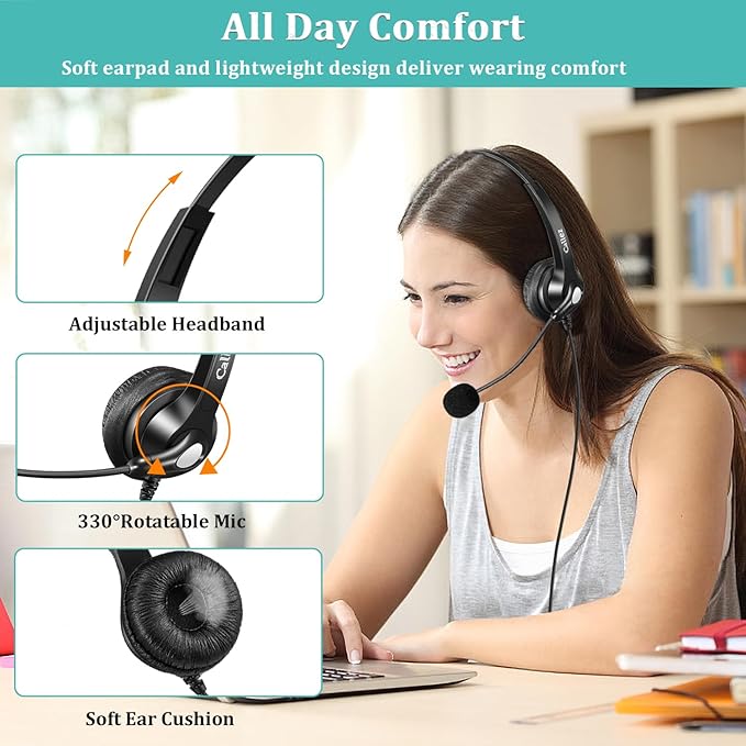 Callez 3.5mm Headset with Microphone Noise Cancelling - Image 4