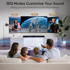Sound Bar for Smart TV, 80W Surround Sound System, 2-in-1 Detachable Design - Image 4