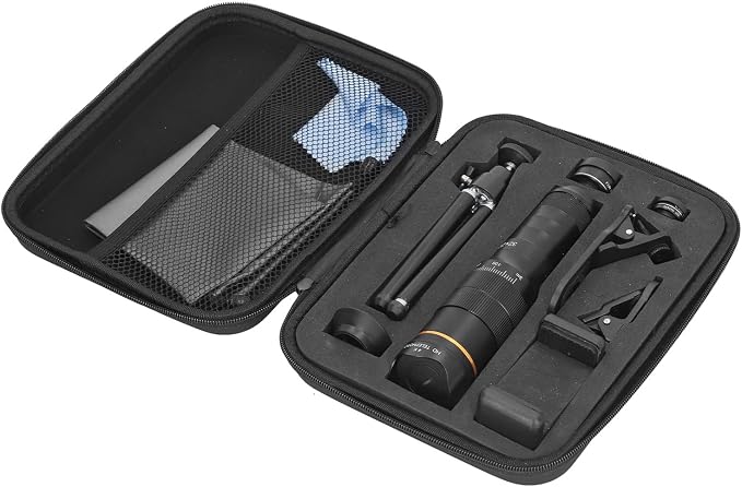 Portable 32X Phone Camera Lens HD Zoom Lens Clip On, Double Adjustment Eyepiece - Image 7