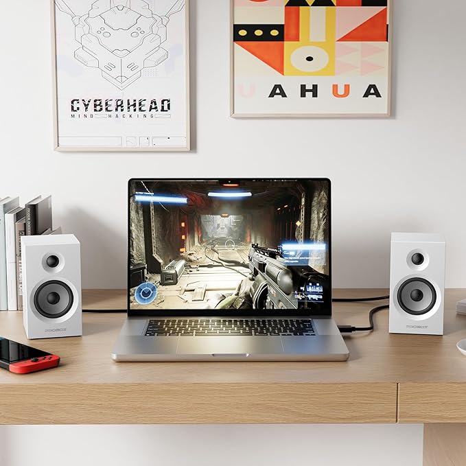 BT16 Active Bookshelf Speakers 3.5" Woofer - Image 7