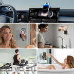 Vacuum Suction Magnetic Phone Holder, 2025 Upgraded Foldable Retractable Magnet - Image 6