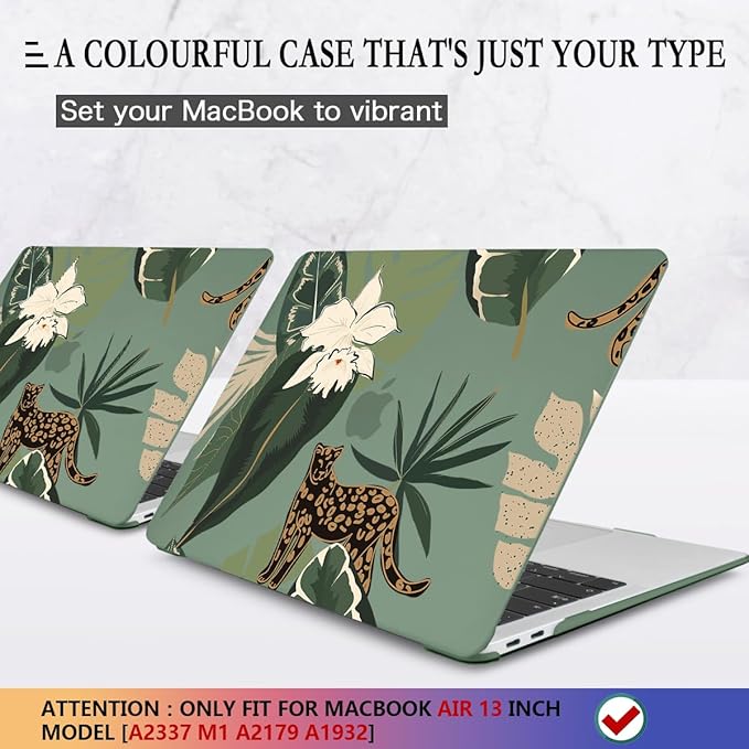 CISSOOK Compatible with MacBook Air 13 inch Case 2021 2020 2019 2018 Release - Image 3