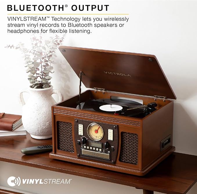 Victrola Navigator 8-in-1 Bluetooth Record Player - Image 3