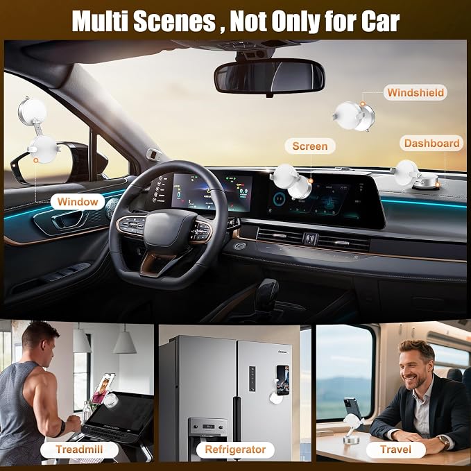 OOCC Magnetic Phone Holders for Your Car, 360°Rotating Adjustable Magsafe Car - Image 4