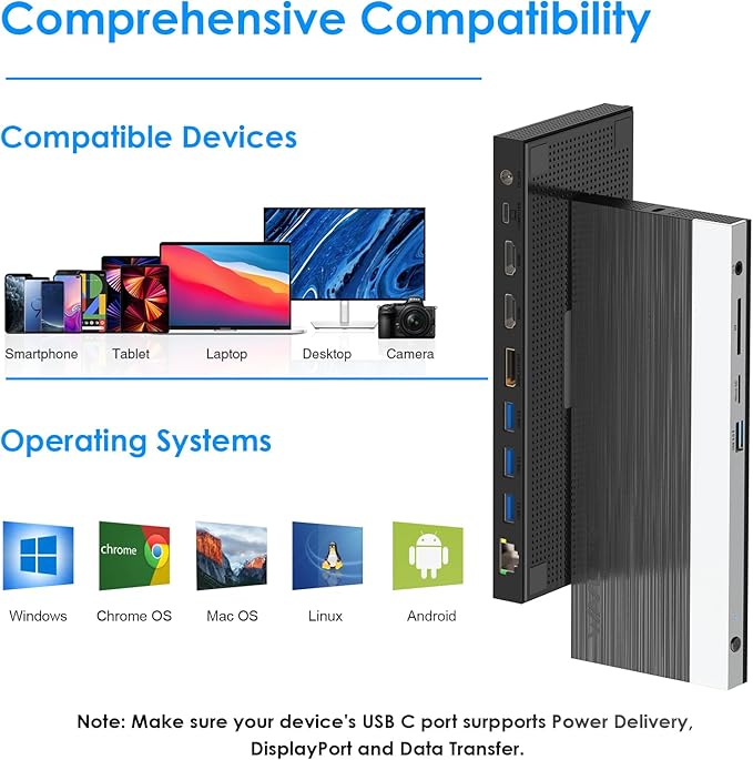 WAVLINK USB C Docking Station 3 Monitor - Image 7
