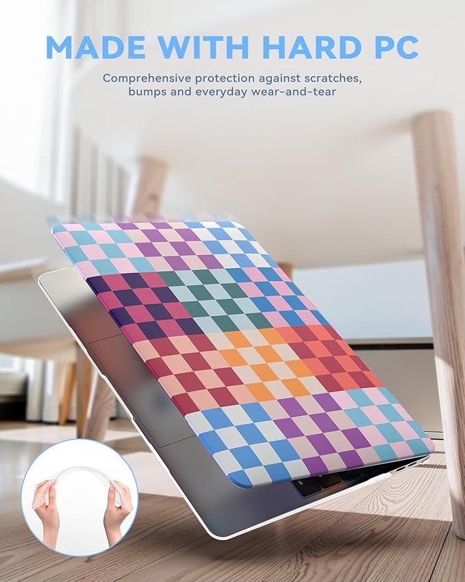 iCasso Compatible with MacBook Air 13 inch Case 2020-2018 Release M1 A2337 - Image 6