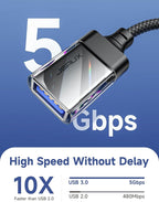 JSAUX USB to USB C Adapter, USBC OTG Compatible - Image 2