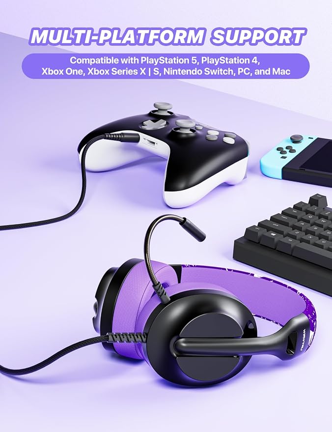 S30 Gaming Headset with Microphone, 198g Lightweight Design, Wired Gaming - Image 6