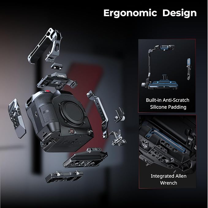 SmallRig Cage Kit for Canon C80, Modular Design - Image 3