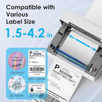Bluetooth Thermal Shipping Label Printer, 4x6 Portable Thermal Address Label - Image 3