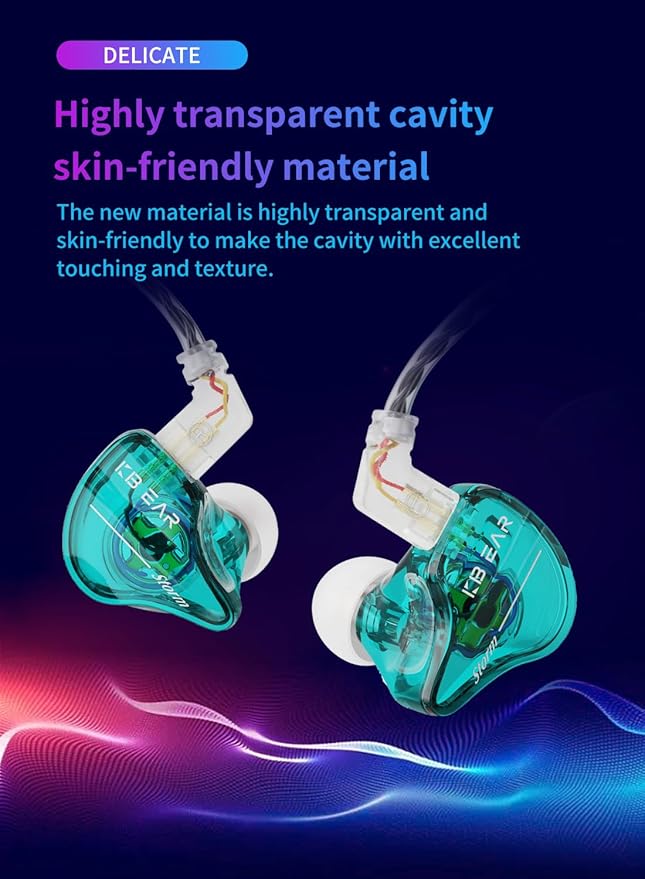 KBEAR Storm in Ear Headphones Wired Earbuds - Image 3