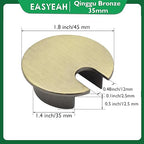 2 Pcs Desk Grommet 1-3/8" / 35 mm, Desk Cord Hole Cover, Cable Grommet Metal - Image 8