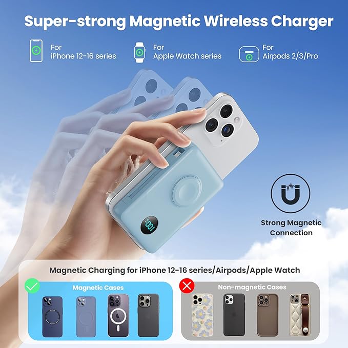 Magnetic Portable Charger 10800mAh - Image 6
