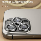 beuxece Compatible for iPhone 16 Pro/iPhone 16 Pro Max Camera Lens Protector - Image 4