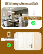 NineLeaf Wireless Remote Outlet Switch, Remote Lamp Switch, On Off Light Plug - Image 2
