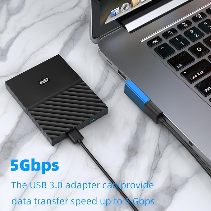AreMe 90 Degree USB 3.0 Adapter 4 Pack, Up and Down Angle, Left and Right Angle - Image 3