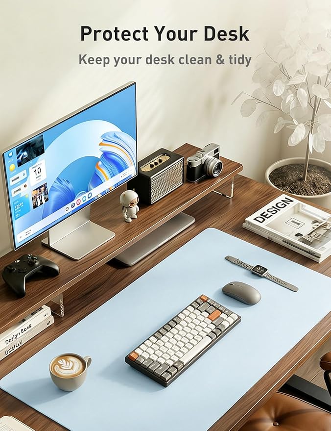 Aothia Faux Leather Desk Mat - Image 8