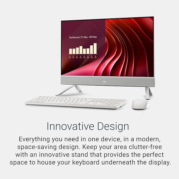 Dell 24 All-in-One Desktop ec24250-23.8-inch FHD Display, Intel Core 3 - Image 4