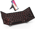 iClever Backlit Foldable Keyboard, BK05 Wireless Folding Keyboard by iClever