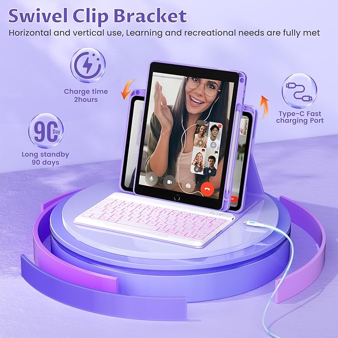OYEEICE for iPad 9th Generation Case - Image 4