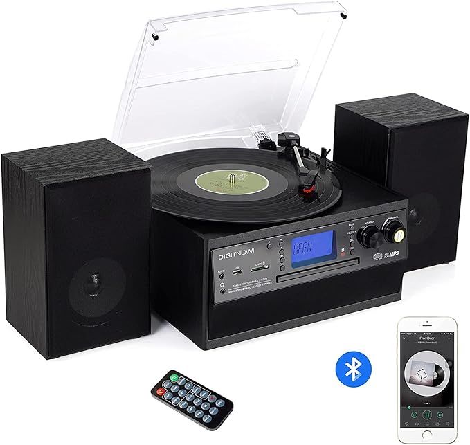 DIGITNOW Bluetooth Record Player Turntable - Image 8
