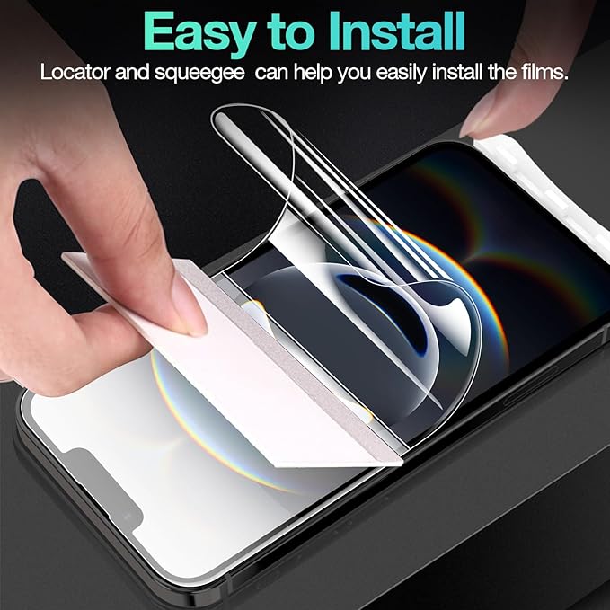 3 Pack Flexible Film for iPhone 16e Screen Protector, Invisible Thin, Never - Image 7