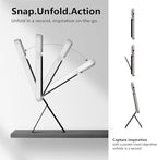 Phone Tripod Stand, Aluminum Alloy Mini Tripod Compatible - Image 3