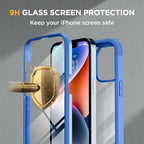 Miracase Glass Series for iPhone 14 Case 6.1 inch, Full-Body Protective Bumper - Image 2
