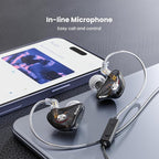 BASN Bsinger Professional in Ear Monitor Headphones, Dual Drivers 2-Pin IEM - Image 5