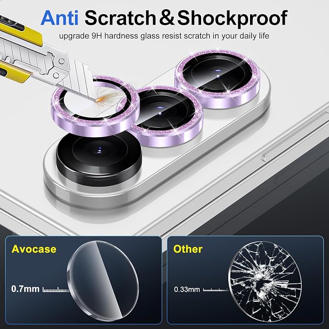 for Samsung Galaxy Z Fold 7 Camera Lens Protector, Individual Metal Ring - Image 3
