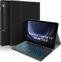 Backlit Keyboard Case for Samsung Galaxy Tab S10 FE/S9 FE 5G 10.9"/ Tab S9 11" by PIMOFEE