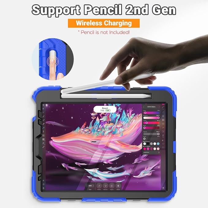 SEYMAC for iPad Air 5th/ 4th Generation Case 10.9 Inch, Full-Body Shockproof - Image 8